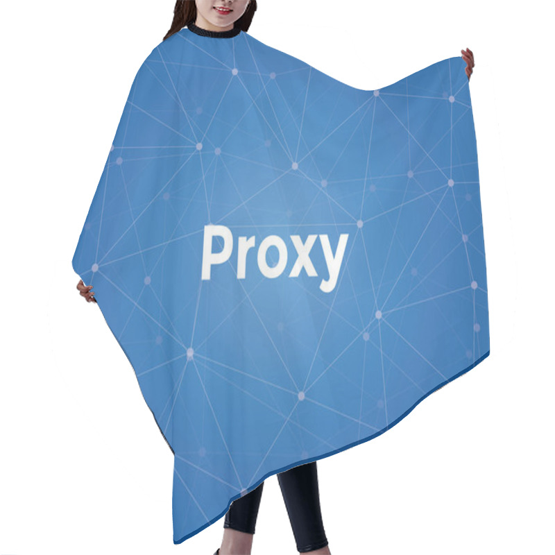 Personality  Proxy White Text Illustration With Blue Constellation Map As Background Hair Cutting Cape