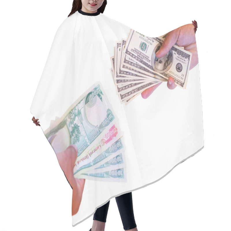 Personality  Currency Exchange Hair Cutting Cape