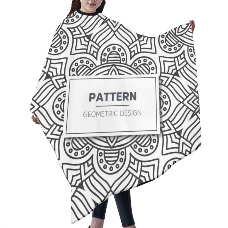 Personality  Seamless Ethnic And Tribal Pattern Hair Cutting Cape