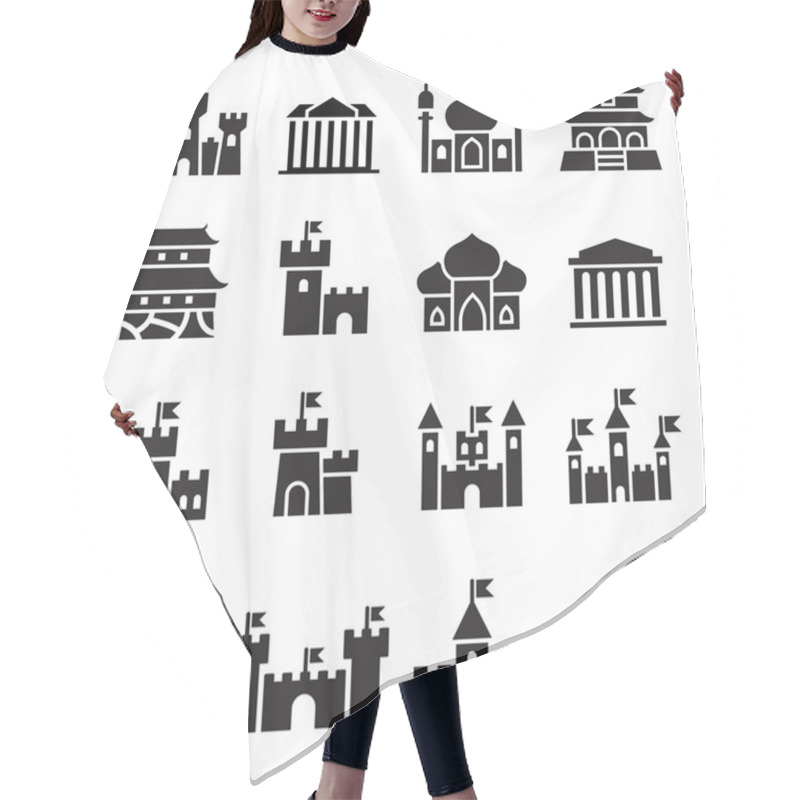 Personality  Castle & Palace Icons Hair Cutting Cape