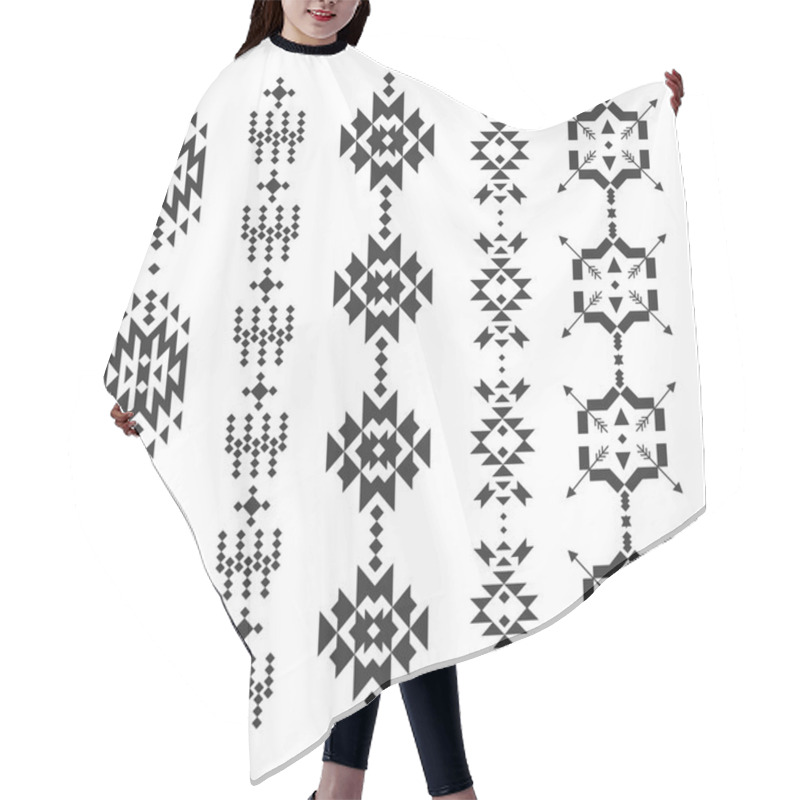 Personality  Vector Abstract Geometric Elements Hair Cutting Cape