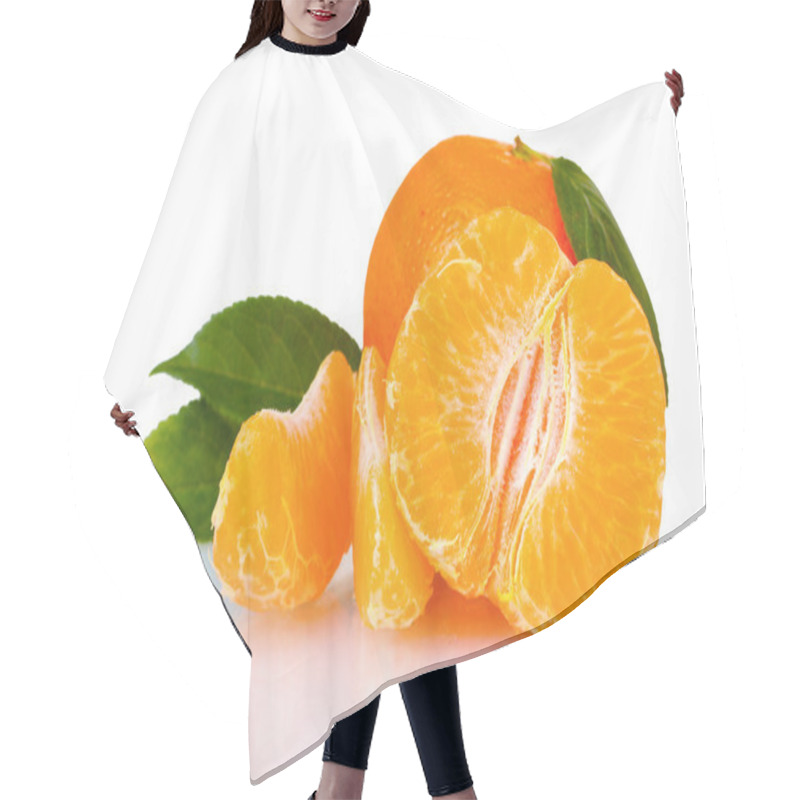 Personality  Fresh Tangerine Hair Cutting Cape