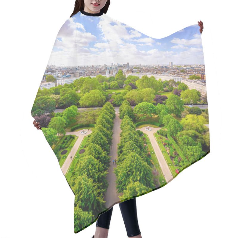 Personality  Aerial View Of Regents Park In London, UK Hair Cutting Cape