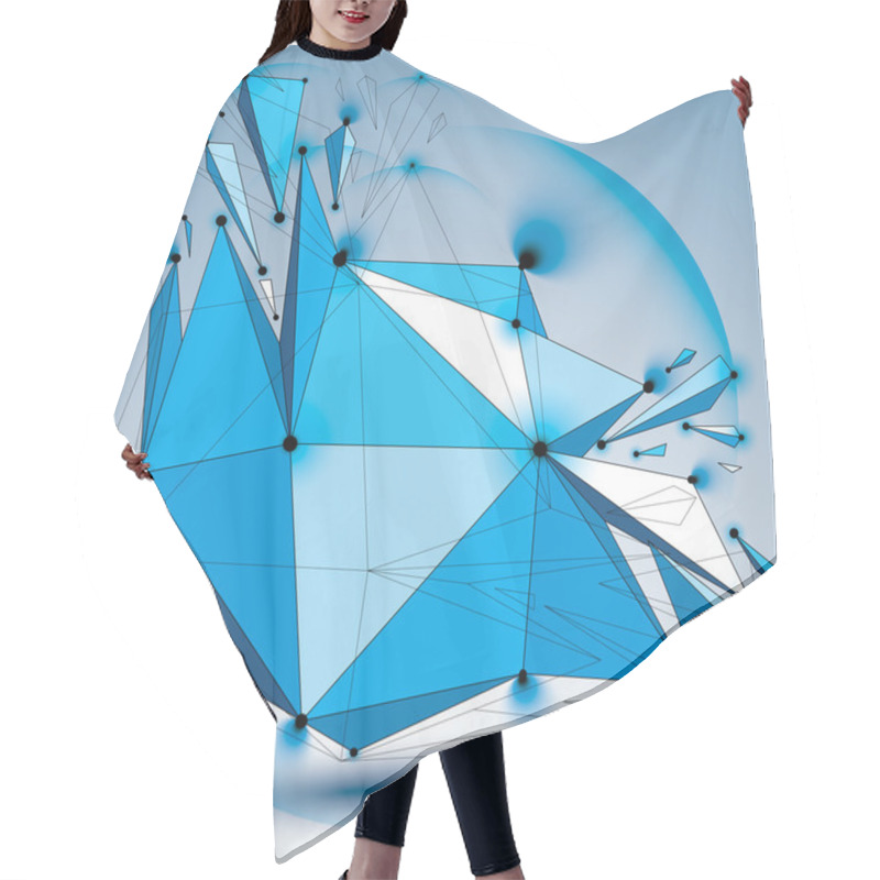 Personality  Perspective Digital Technology Shattered Shape  Hair Cutting Cape