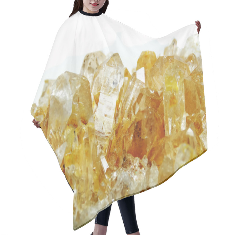 Personality  Citrine Geode Geological Crystals  Hair Cutting Cape