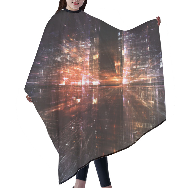 Personality  Beyond Urban Abstraction Hair Cutting Cape