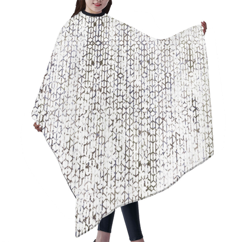 Personality  Geometry Texture Repeat Classic Pattern Hair Cutting Cape