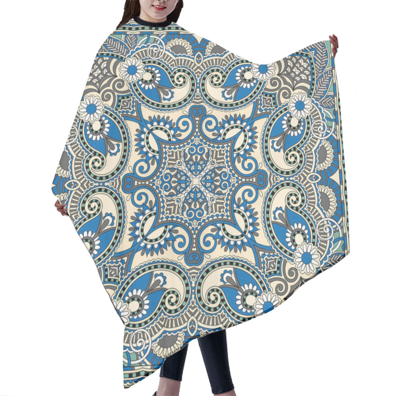 Personality  Ornamental Floral Paisley Pattern Hair Cutting Cape