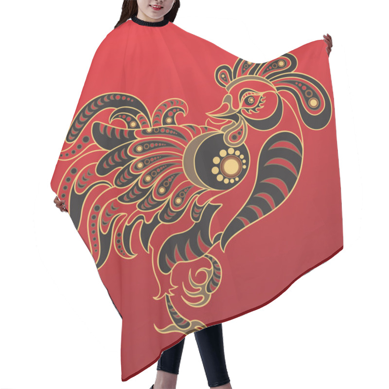 Personality  Year Of The Rooster. Chinese Horoscope Animal Sign Hair Cutting Cape