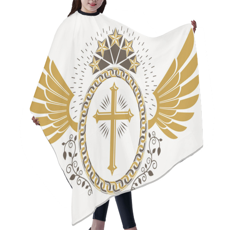 Personality  Christian Religious Cross  Hair Cutting Cape