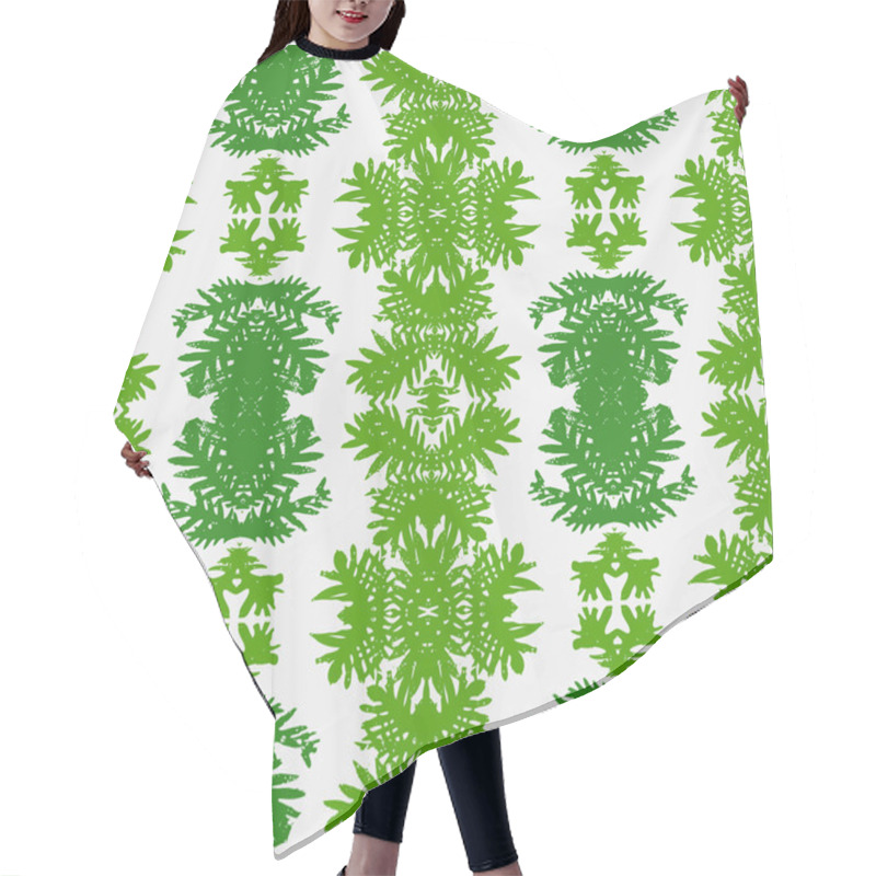 Personality  Simple, Elegant Block Printed Vector Pattern Hair Cutting Cape