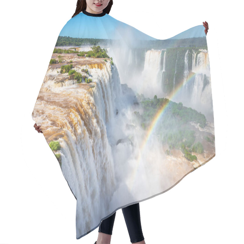 Personality  Iguazu Falls Dramatic Landscape, View From Argentinian Side, South America Hair Cutting Cape