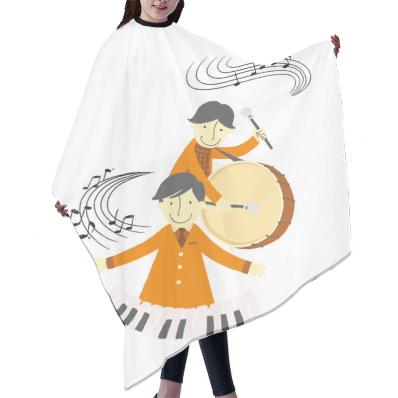 Personality  Young Band Hair Cutting Cape