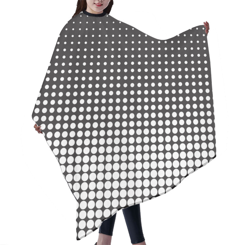 Personality  Abstract Dots Background Hair Cutting Cape