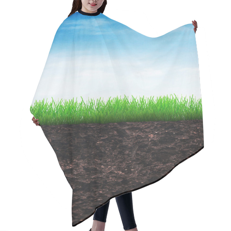 Personality  Growth Concept Background Hair Cutting Cape