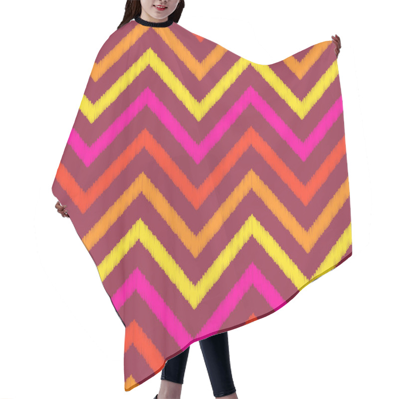 Personality  Seamless Chevron Pattern Hair Cutting Cape