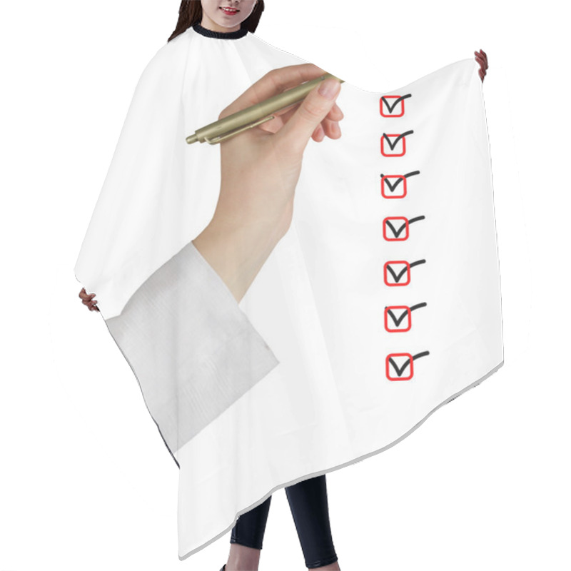 Personality  Check List Hair Cutting Cape