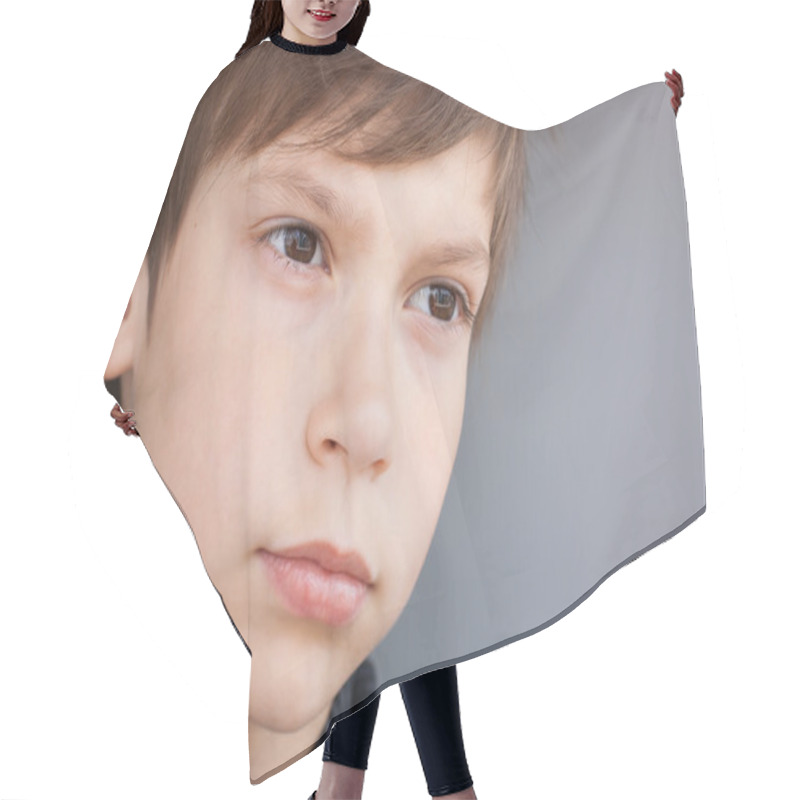 Personality  Serious Boy Hair Cutting Cape