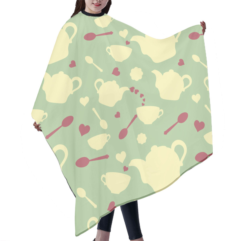 Personality  Tea Time Hair Cutting Cape