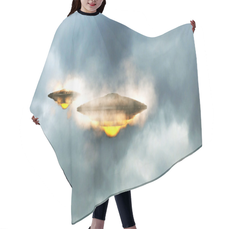 Personality  Unidentified Flying Object Hair Cutting Cape