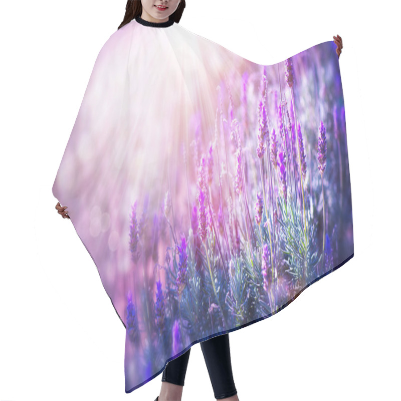 Personality  Lavender Hair Cutting Cape