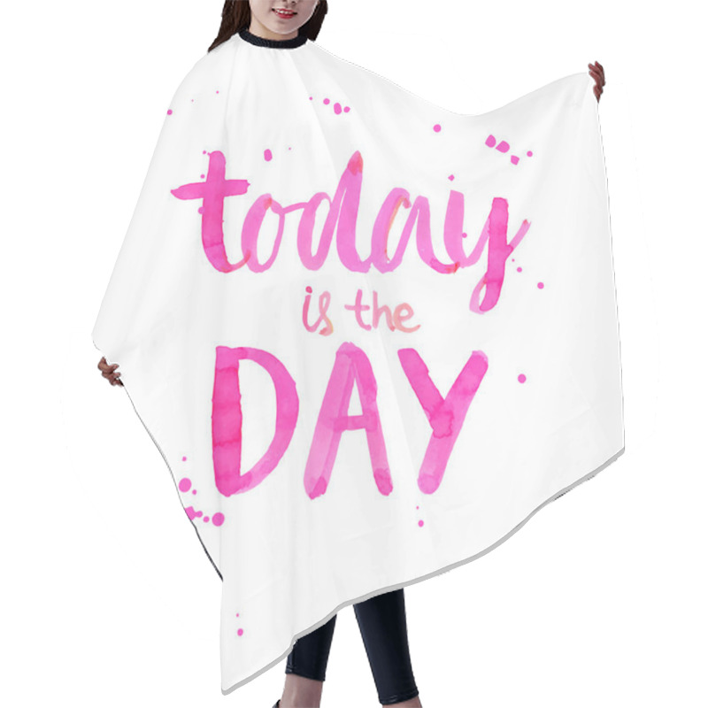 Personality  Motivational Quote Poster Hair Cutting Cape