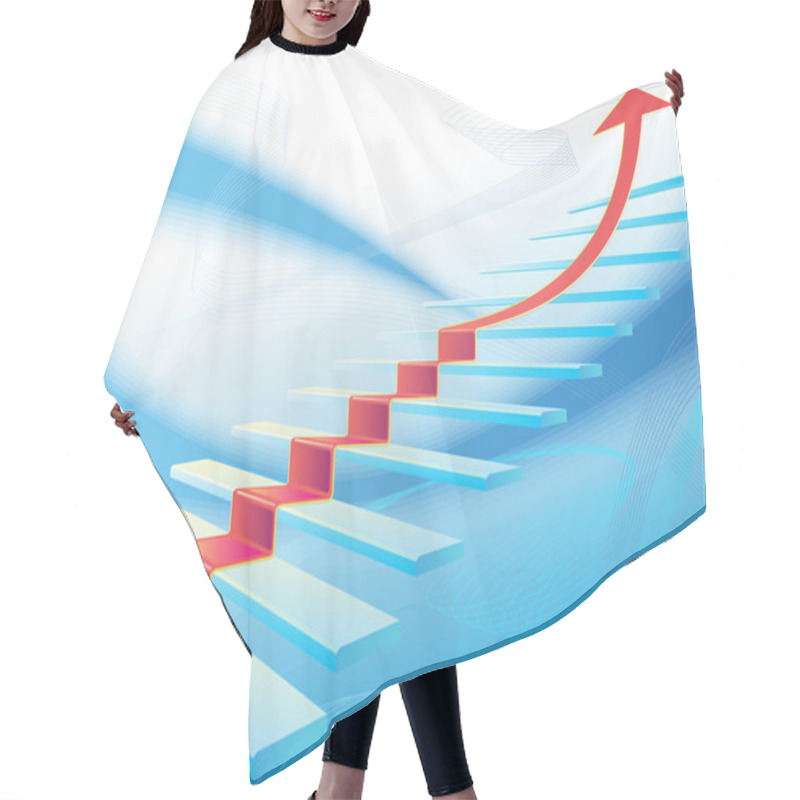 Personality  Business Success Concept Hair Cutting Cape