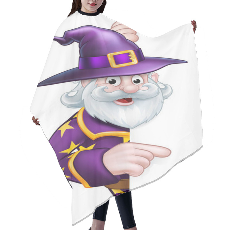 Personality  Cartoon Halloween Wizard Hair Cutting Cape