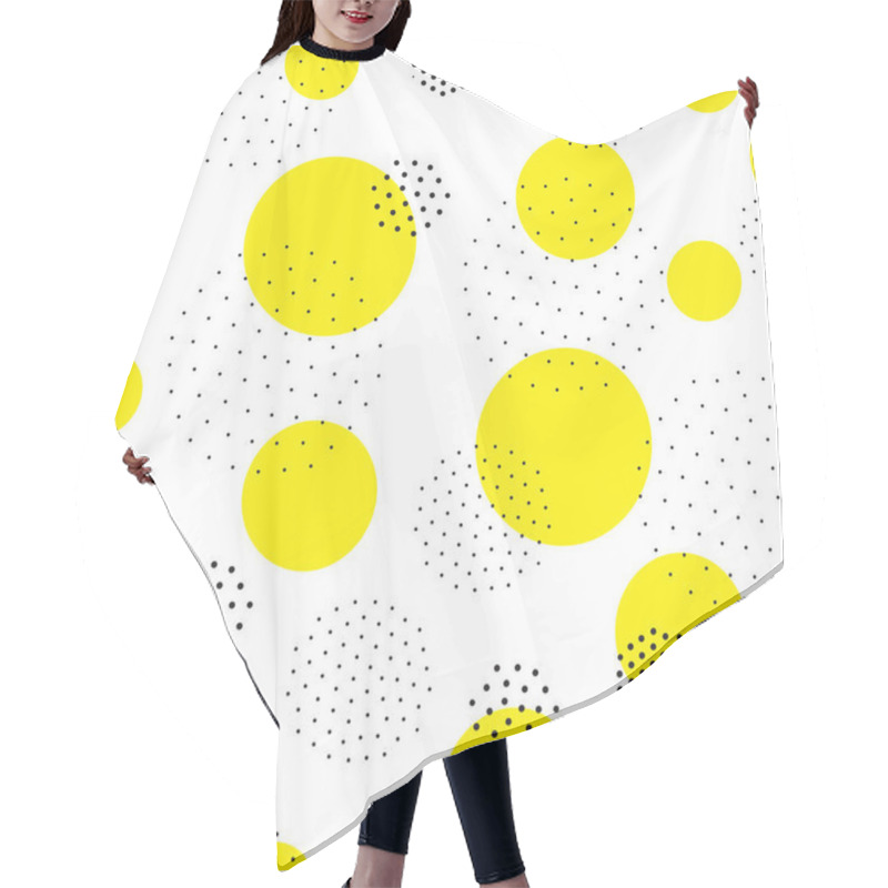 Personality  Geometric Seamless Pattern Hair Cutting Cape