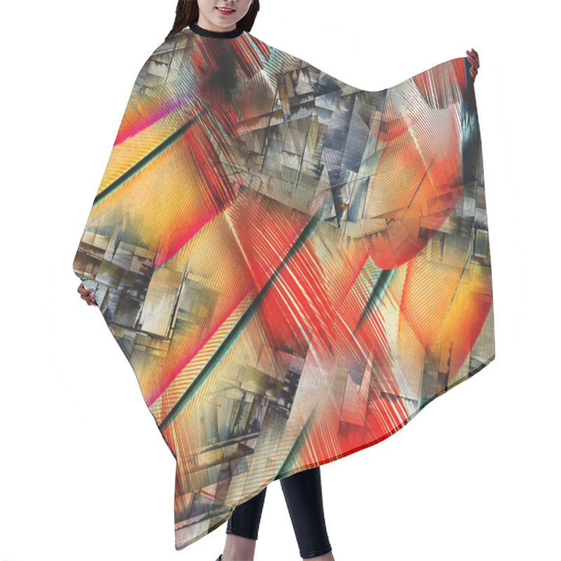 Personality  Fabric Print Patterns, Modern Fashion Designs Hair Cutting Cape