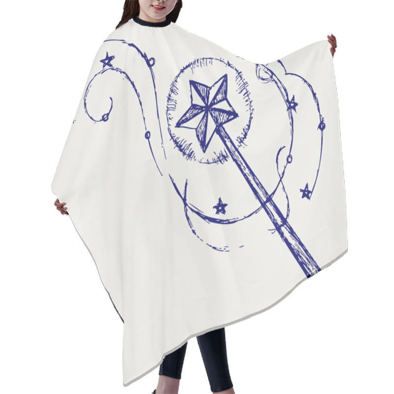 Personality  Magic Wand Hair Cutting Cape