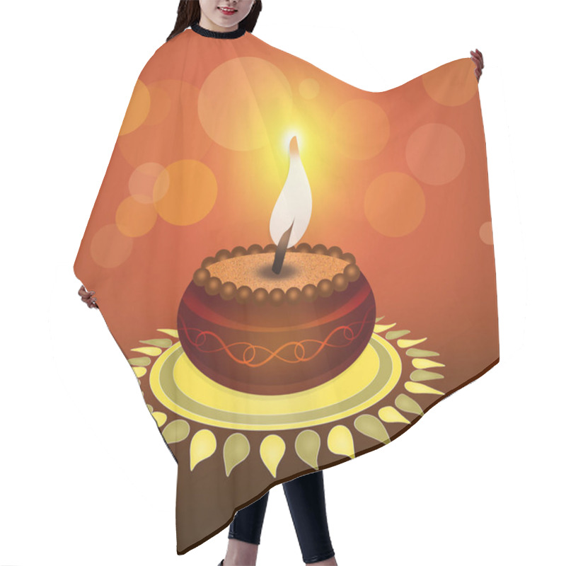 Personality  Happy Diwali Festival Hair Cutting Cape