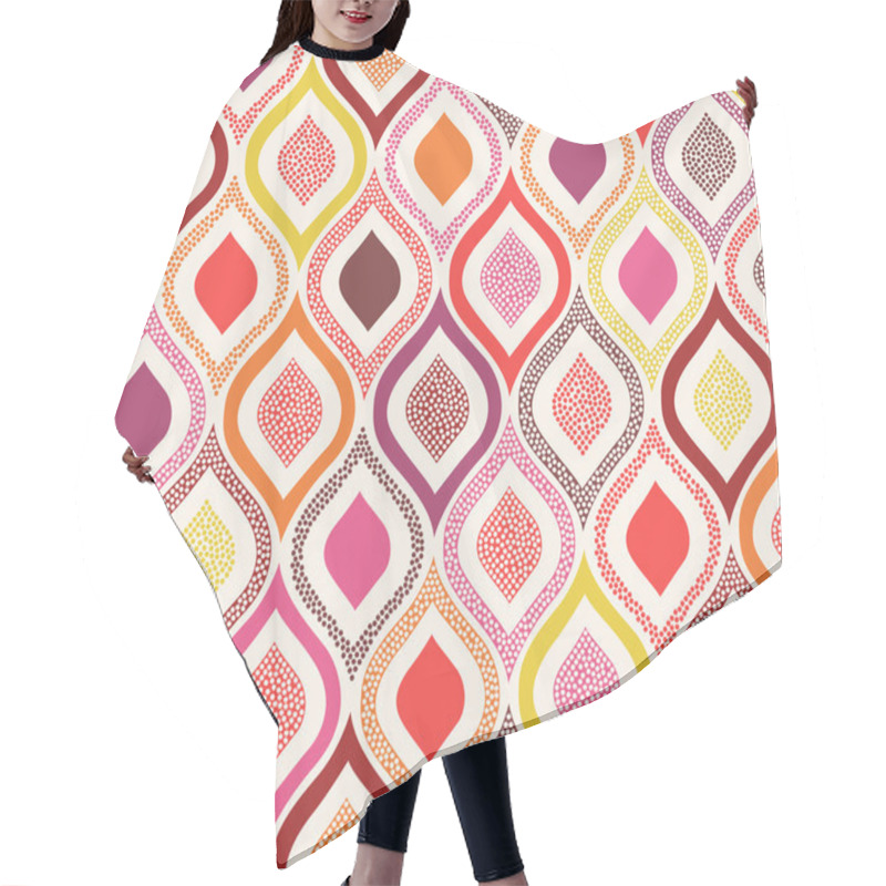 Personality  Seamless Abstract Pattern Hair Cutting Cape