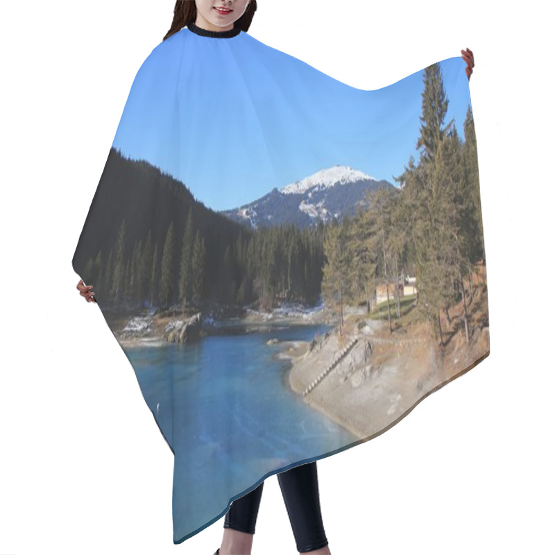 Personality  Scene At Lake Cauma Hair Cutting Cape