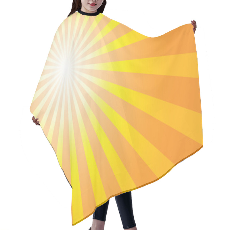 Personality  Summer Sunburst Hair Cutting Cape