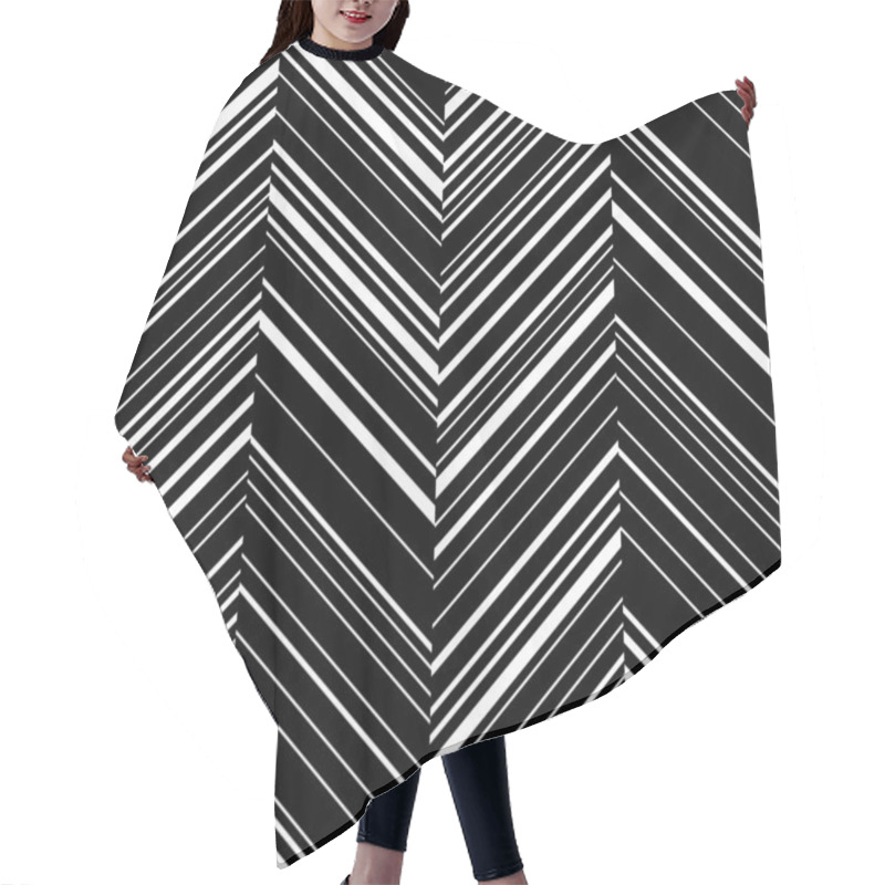 Personality  Seamlees Lines Background Hair Cutting Cape