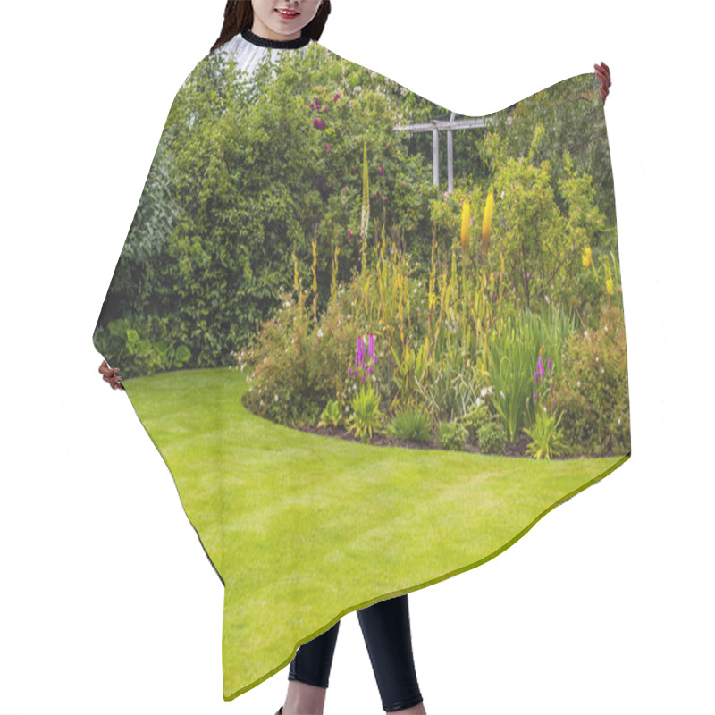 Personality  Beautiful Walled Garden In The Summer Hair Cutting Cape