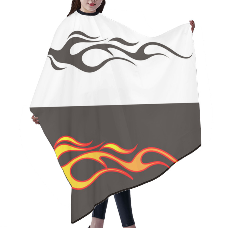 Personality  Car Tattoo Hair Cutting Cape