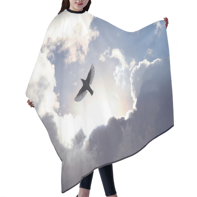 Personality  Angel Bird In Heaven Hair Cutting Cape