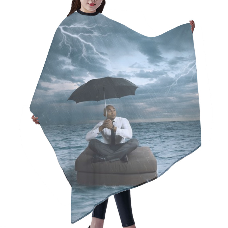 Personality  Business Storm Hair Cutting Cape