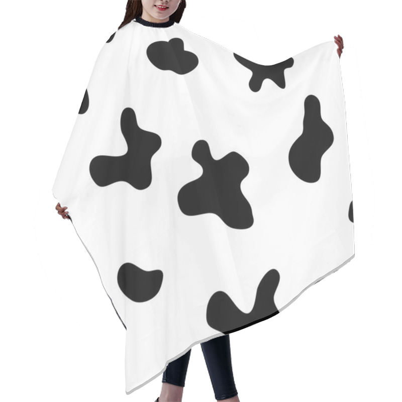 Personality  Seamless Animal Pattern For Textile Design. Hair Cutting Cape