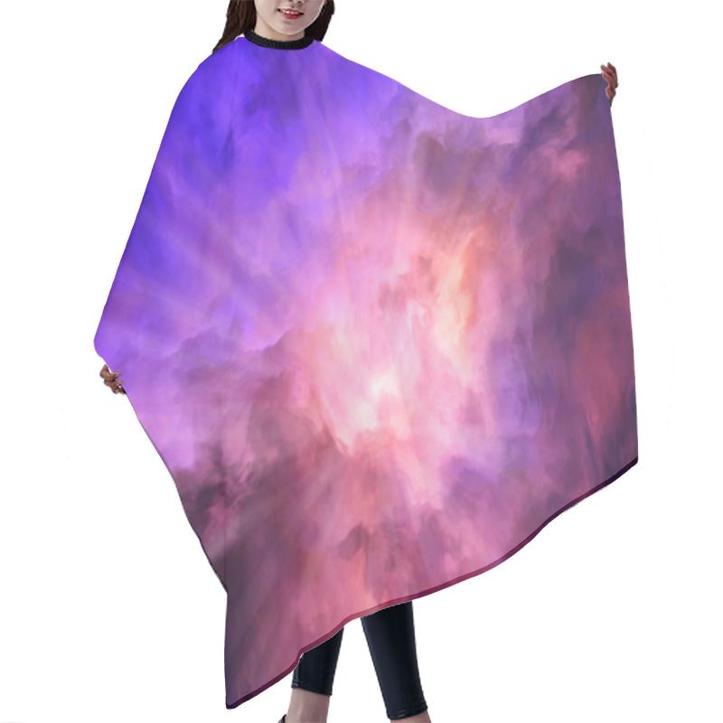 Personality  Red Storm Rising Hair Cutting Cape