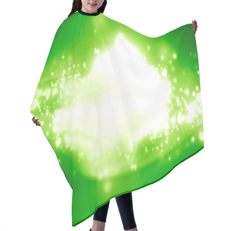 Personality  Green Background Hair Cutting Cape