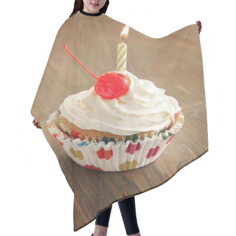 Personality  Birthday Cupcake Hair Cutting Cape