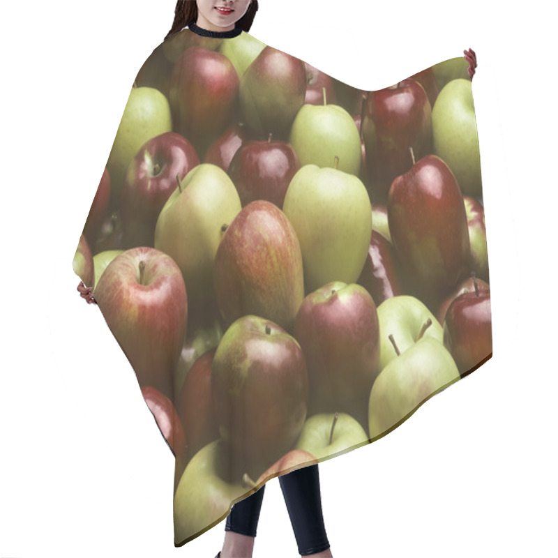 Personality  Mixed Varieties Of Apples Hair Cutting Cape