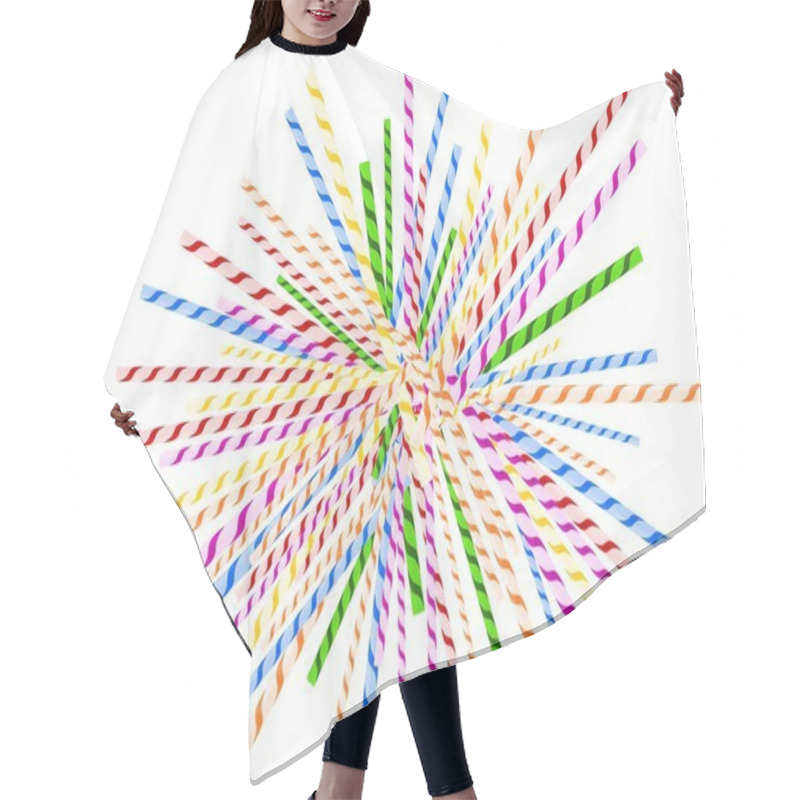 Personality  Littered Straws Hair Cutting Cape