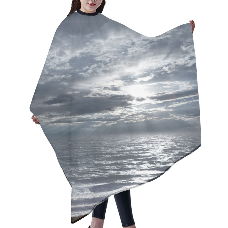 Personality  Stormy Sea Hair Cutting Cape