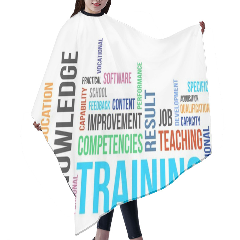 Personality  Word Cloud - Training Hair Cutting Cape