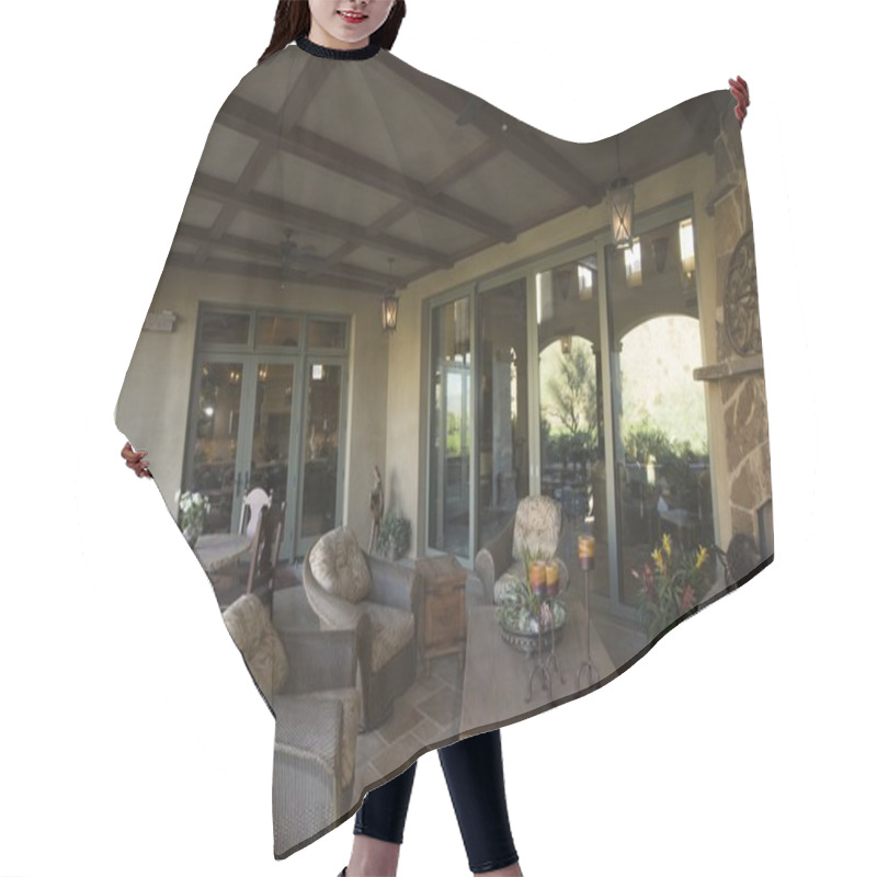 Personality  Home Exterior Outside Room Hair Cutting Cape