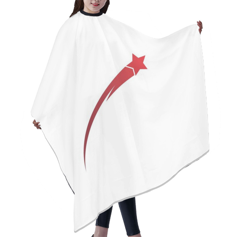 Personality  Star Logo Template Vector Icon Illustration Design Hair Cutting Cape